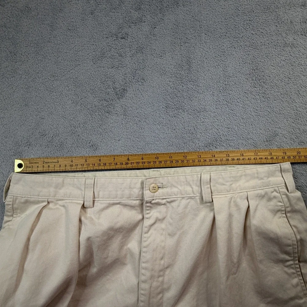Rare Polo Ralph Lauren Pleated Chino Pants‎ Mens 38x28 Tan Beige Made in USA